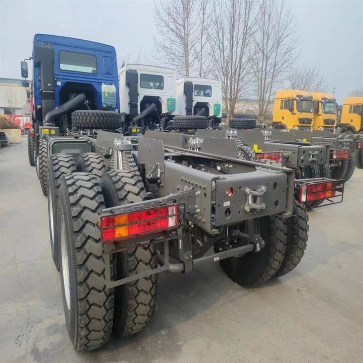 Howo 8x4 Truck Chassis With Front Bumper For DR Congo Market