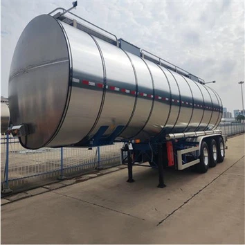 Remolque cisterna de acero inoxidable de 40 m3